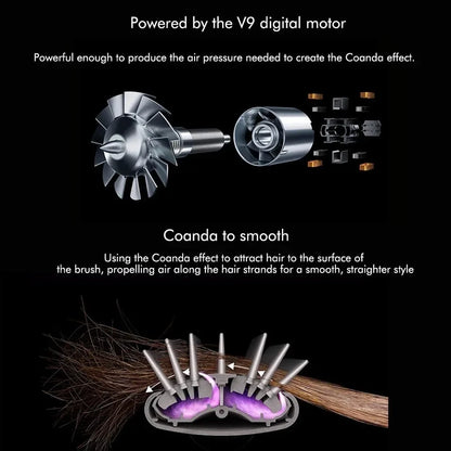 Multifunctional five-in-one hot air comb automatic curling iron  Five-in-one hot air brush multi-functional hairdryer