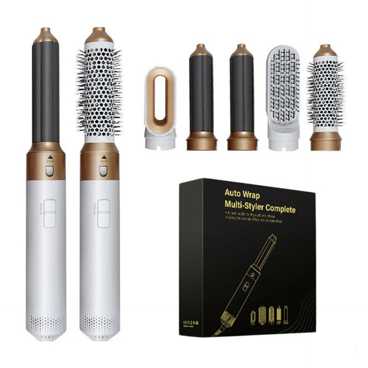 Multifunctional five-in-one hot air comb automatic curling iron  Five-in-one hot air brush multi-functional hairdryer